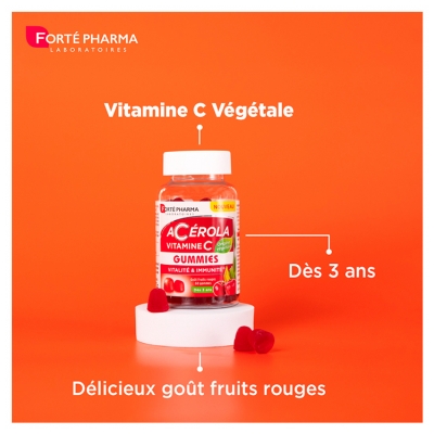 Forté Pharma Acérola Vitamine C 60 Gummies