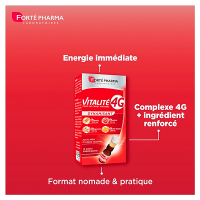 Forté Pharma Vitalité 4G 10 Shots