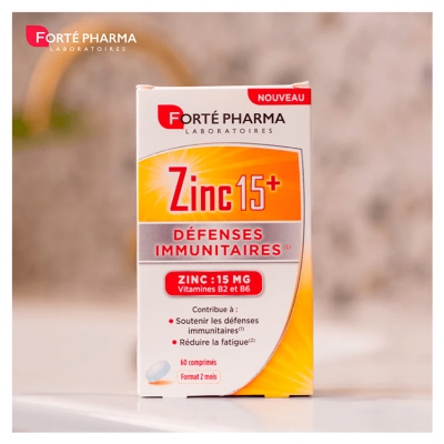 Forté Pharma Zinc 15+ 60 Tablets