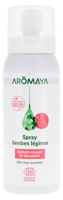 Aromaya Spray Jambes Légères Relaxant Effet Frais Immédiat 100 ml Aromaya Spray Jambes Légères Relaxant Effet Frais Immédiat 100 ml