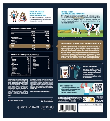 Nutri&Co Whey Isolat Native 900 g