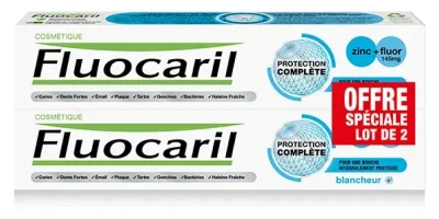 Fluocaril Dentifrice Complete Whitening Protection Zestaw 2 x 75 ml Fluocaril Dentifrice Complete Whitening Protection Zestaw 2 x 75 ml