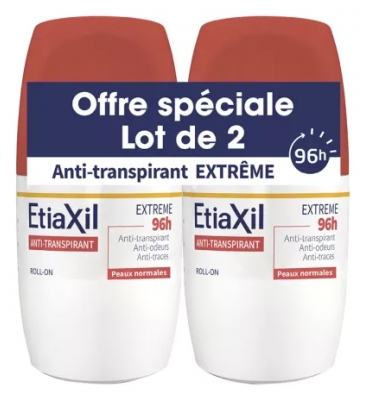 Etiaxil Anti-Transpirant Extreme 96H Roll-on Zestaw 2 x 50 ml