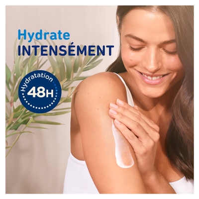 Le Petit Marseillais Crème au Lait Hydratation 48H Peaux Normales à Sèches 360 ml