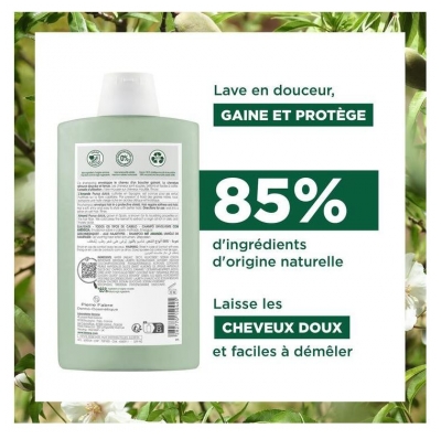 Klorane Douceur - Tous Types de Cheveux Shampoing Gainant à l'Amande 400 ml