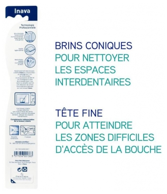 Inava Brosse à Dents Sensibilité Brins Coniques - Couleur : Vert d'eau