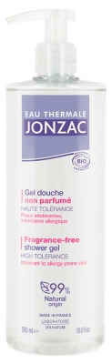 Eau Thermale Jonzac Organiczny żel pod Prysznic o Wysokiej Tolerancji Bezzapachowy 500 ml