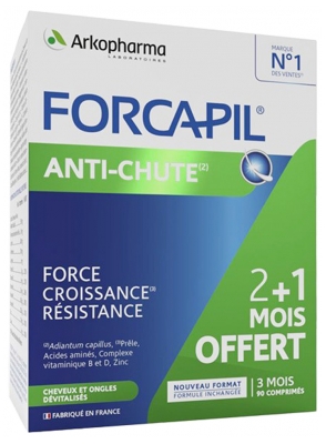 Arkopharma Forcapil Anti-Hair Loss 3 x 30 Tablets Arkopharma Forcapil Anti-Hair Loss 3 x 30 Tablets