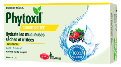 Sanofi Phytoxil Sore Throat red Fruits 16 Lozenges Sanofi Phytoxil Sore Throat red Fruits 16 Lozenges