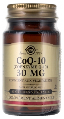 Solgar CoQ-10 30mg 30 Vegetable Capsules Solgar CoQ-10 30mg 30 Vegetable Capsules