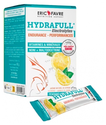 Eric Favre Hydrafull Electrolytes Lemon 15 Pałeczek Eric Favre Hydrafull Electrolytes Lemon 15 Pałeczek