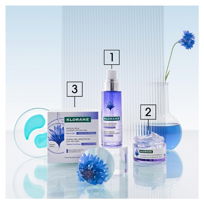 Klorane 24H Moisturizing Replumping Gel Cream 50 ml