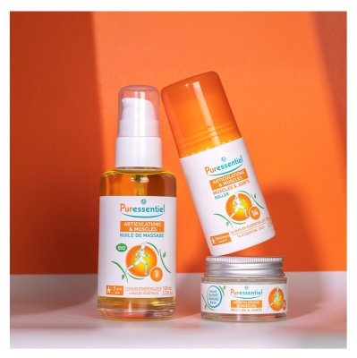 Puressentiel Joints & Muscles Roller z 14 Olejkami Eterycznymi 75 ml