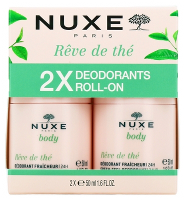 Nuxe Body Rêve de Thé Fresh-Feel Deodorant 24H 2 x 50ml