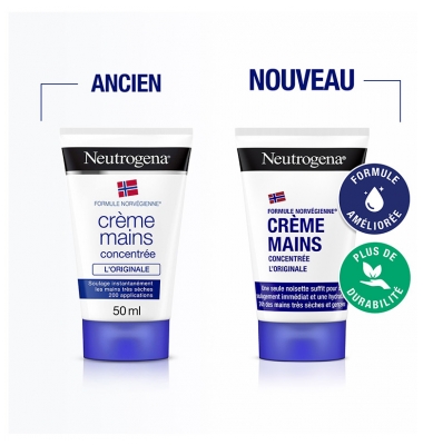 Neutrogena Crème Mains Hydratante Concentrée Lot de 2 x 50 ml