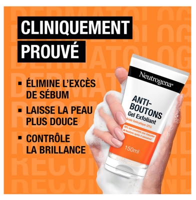 Neutrogena Anti-Boutons Gel Exfoliant 150 ml