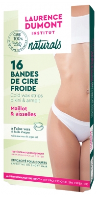 Laurence Dumont Institut Naturals Cold Wax Strips Armpits & Bikini 16 Strips Laurence Dumont Institut Naturals Cold Wax Strips Armpits & Bikini 16 Strips