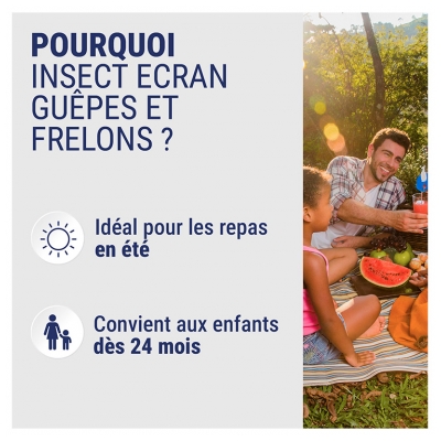 Insect Ecran Moustiques, Guêpes & Frelons Répulsif Peau Adultes & Enfants 100 ml