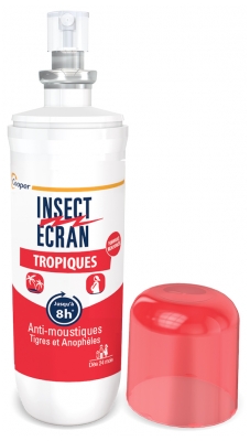 Insect Ecran Anti-Moustiques Spray Répulsif Peau Spécial Tropiques 75 ml