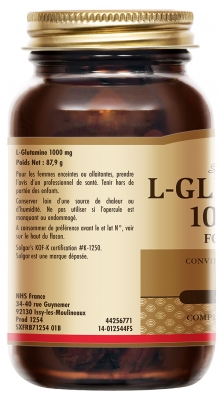 Solgar L-Glutamine 1000 mg Forme Libre 60 Comprimés