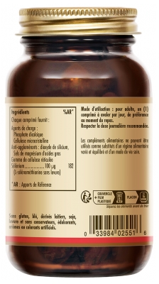 Solgar Selenium 100 µg 100 Comprimés