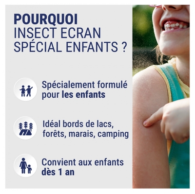 Insect Ecran Spray Anti-Moustiques Spécial Enfants 100 ml