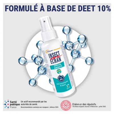 Insect Ecran Spray Anti-Moustiques Spécial Enfants 100 ml