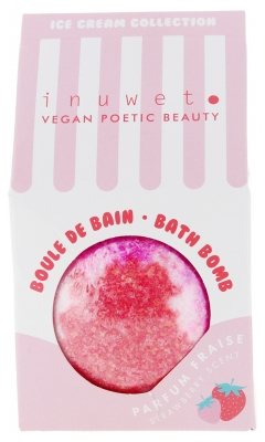 Inuwet Bath Ball 120 g - Fragrance: Strawberry Inuwet Bath Ball 120 g - Fragrance: Strawberry