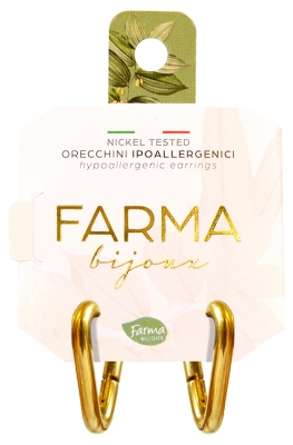 Farma Bijoux Hipoalergiczne Kolczyki Kreolskie V 20 mm Farma Bijoux Hipoalergiczne Kolczyki Kreolskie V 20 mm