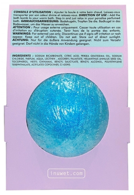 Inuwet Glitter Bath Ball 120 g