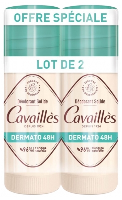 Cavaillès Dermato 48H Déodorant Stick Lot de 2 x 40 ml Cavaillès Dermato 48H Déodorant Stick Lot de 2 x 40 ml