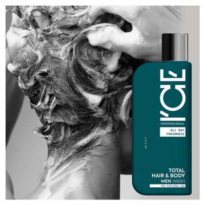 ICE Professional Men 2in1 Daily Shower Shampoo 250 ml