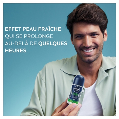 Nivea Men Fresh Sensation Déodorant Anti-Transpirant 72H Roll-On 50 ml