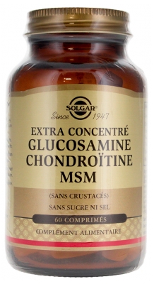 Solgar Extra Concentrate Glucosamine Chondroitin MSM 60 Tablets Solgar Extra Concentrate Glucosamine Chondroitin MSM 60 Tablets