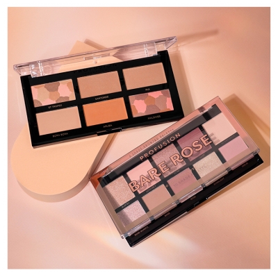 Profusion Cosmetics Bare Rose Eye Palette 10 Shades