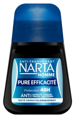 Narta Homme Pure Efficacité Anti-Transpirant 48H 50 ml Narta Homme Pure Efficacité Anti-Transpirant 48H 50 ml