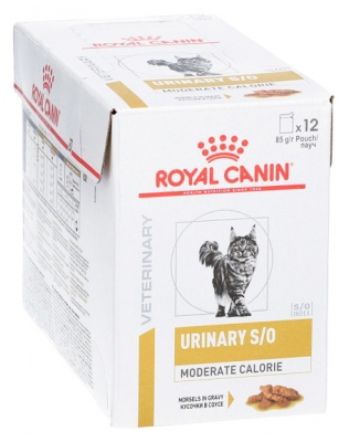 Royal Canin Urinary S/O Moderate Calorie Cat 12 Sachets Royal Canin Urinary S/O Moderate Calorie Cat 12 Sachets
