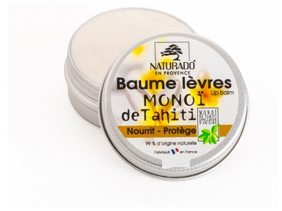 Naturado en Provence Monoï de Tahiti Lip Balm 15 ml Naturado en Provence Monoï de Tahiti Lip Balm 15 ml