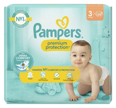 Pampers Premium Protection 29 Pieluszki Rozmiar 3 (6-10 kg) Pampers Premium Protection 29 Pieluszki Rozmiar 3 (6-10 kg)