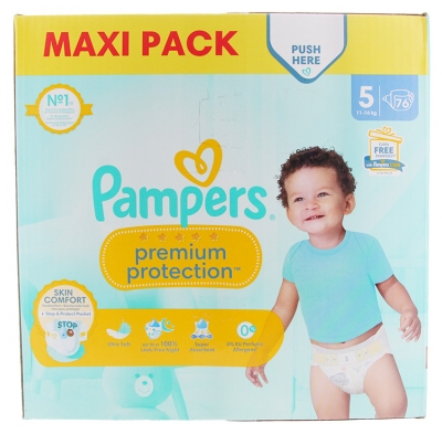 Pampers Premium Protection 76 Pieluszki Rozmiar 5 (11-16 kg) Pampers Premium Protection 76 Pieluszki Rozmiar 5 (11-16 kg)