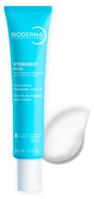 Bioderma Hydrabio Rich Moisturising Water Cream 72H 40 ml