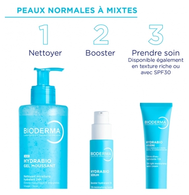Bioderma Hydrabio Crème d'Eau Hydratante Légère 72H 40 ml