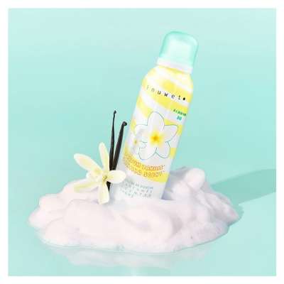 Inuwet Mousse de Douche Parfumée & Colorée Vanille 200 ml