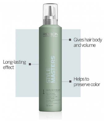 Revlon Professional Style Masters 1 Amplifier Mousse Volume avec Fibres 300 ml