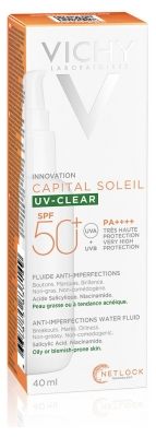 Vichy Capital Soleil UV-Clear Fluide Anti-Imperfections SPF50+ 40 ml