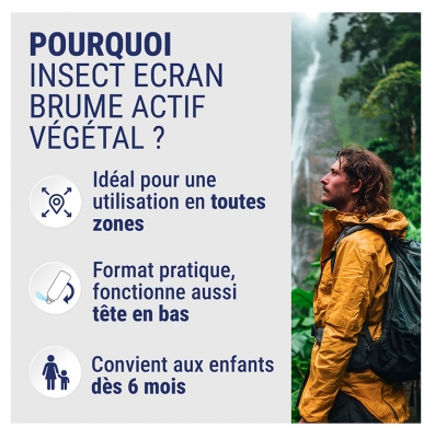 Insect Ecran Brume Anti-Moustiques Actif d'Origine Végétale 100 ml