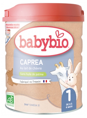 Babybio Caprea 1 z Kozim Mlekiem od 0 do 6 Miesiąca Organic 800 g Babybio Caprea 1 z Kozim Mlekiem od 0 do 6 Miesiąca Organic 800 g