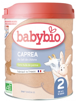 Babybio Caprea 2 with Goat Milk from 6 to 12 Months Organic 800g Babybio Caprea 2 with Goat Milk from 6 to 12 Months Organic 800g