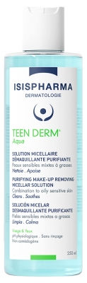 Isispharma Teen Derm Aqua Solution Micellaire Démaquillante Purifiante 250 ml Isispharma Teen Derm Aqua Solution Micellaire Démaquillante Purifiante 250 ml