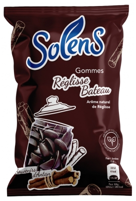 Solens Licorice Boat Gums 100g Solens Licorice Boat Gums 100g
